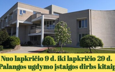 Svarbi informacija