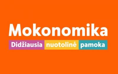 Didžiausia nuotolinė pamoka „Mokonomika“