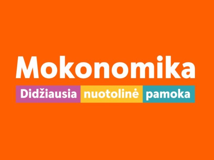 Didžiausia nuotolinė pamoka „Mokonomika“