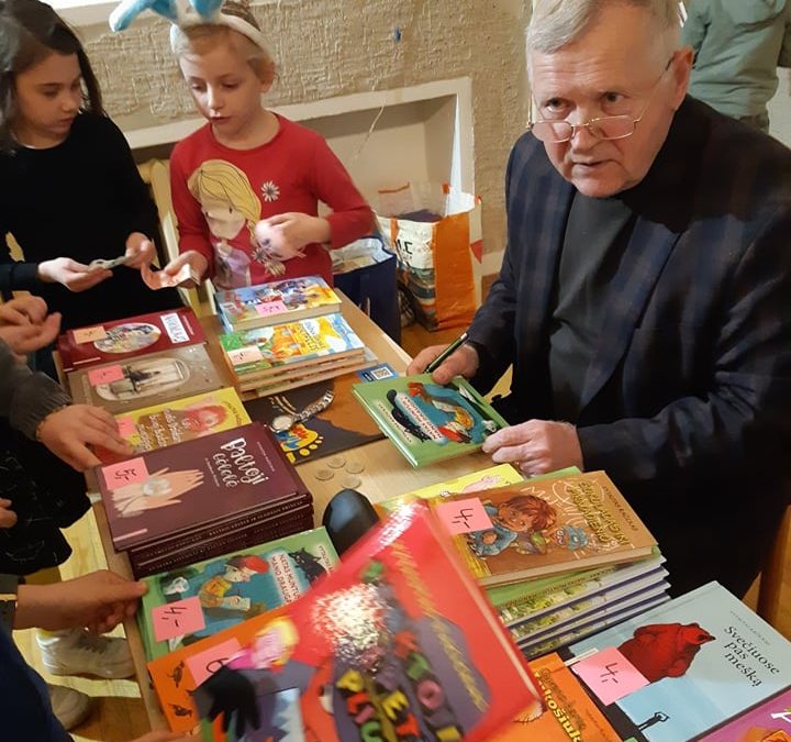 Susitikimas su rašytoju Vytautu Račicku