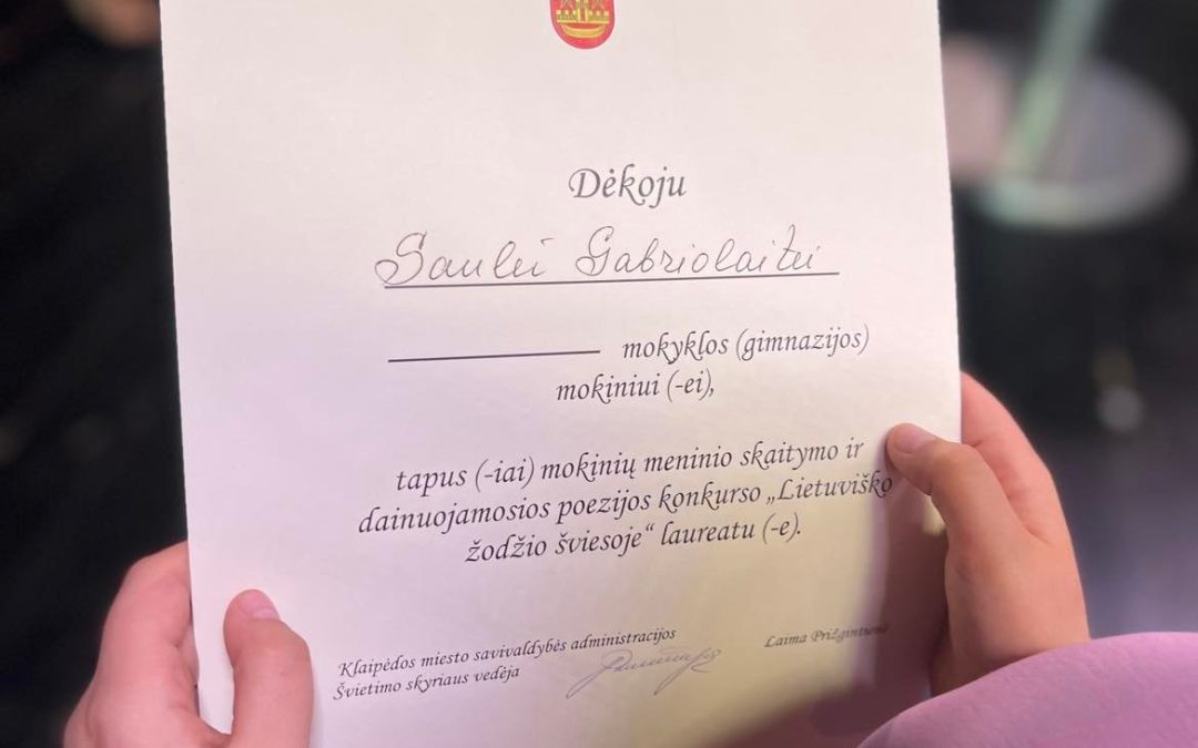 Konkursas „Lietuviško žodžio šviesoje“,