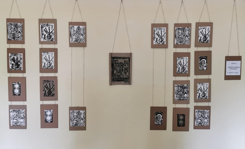 Edukacija „Medžio raižinių atspaudai“