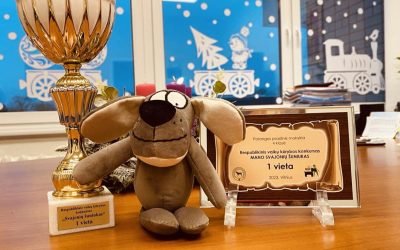 Ketvirtokai – respublikinio vaikų kūrybos konkurso „Mano svajonių šuniukas“ laureatai!
